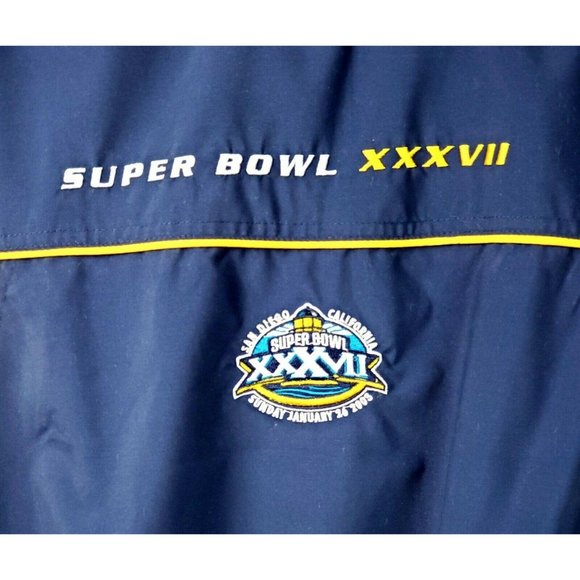NFL Super Bowl XXXVII Men’s Large Reebok Pullover 2003 San Diego CA - Picture 2 of 8